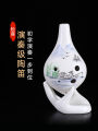 Tao Di 6-hole beginner with mini flute and hand-made resin earthenware is easy to learn and zero-based quick entry musical instrument.. 