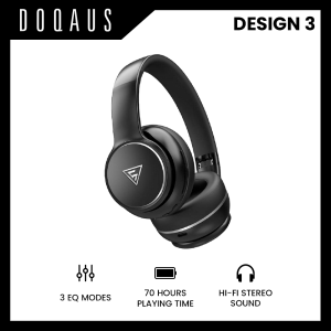 DOQAUS Design 3 Wireless Headphones (70 hours battery life)