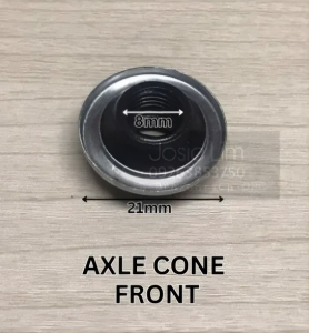 Bicycle Axle Cone Front + Rear Dust Cap Type Axle Rear Shaft Cone w/ Dust Protector