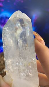 Tinh thể đá Thạch Anh Lemurian tán sắc AAA tự nhiên năng lượng vũ trụ thiên định 683