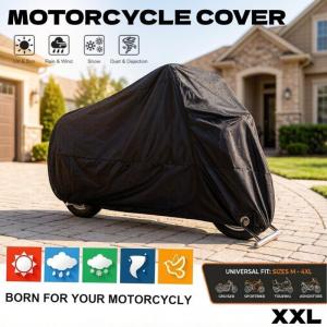 Motorcycle Cover Waterproof Dust-proof UV-Coated Ultra Thick Waterproof Motorcycle Bike Cover