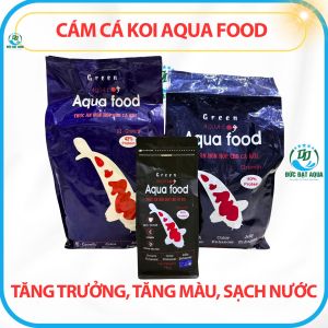 Cám cá Koi Aqua Food tăng trưởng tăng màu không làm đục nước 40% -42% đạm 1kg - 5 KG