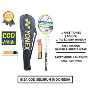 Raket Badminton Bulutangkis Yonex Import Bonus Tas dan Grip handuk