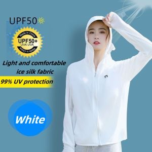 Upgraded UPF50+ summer sun protection clothing Outdoor Ice Silk Sun Protection Clothing for Women 2024 New Summer Long Sleeve Thin Versatile Breathable Sun Protection Clothing UV Protection Cycling Coat