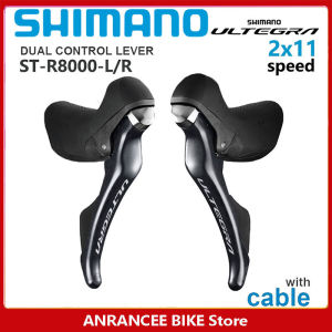 Shimano Ultegra ST R8000 Shifter 2x11 Speed ST-R8000 STI DUAL CONTROL LEVER Shifter Lever Left 2 Speed  Right 11 Speed For Road Bike