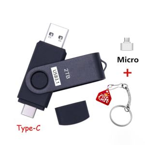 Pendrive USB 2TB Micro Type-C / Pemacu Flash USB / Cakera Keras Type-C – Sesuai untuk efon Pintar Android
