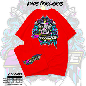 Kaos Terlaris Kaos Pesona 2 stroke baju racing premium 30s stroke hitam putih keren terbaru vol 34