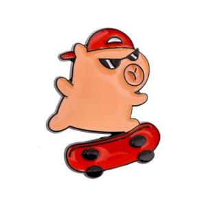 เข็มกลัดคาปิบาร่ารูปสัตว์ทำด้วยมือสำหรับชุดและของขวัญเสื้อผ้าลายการ์ตูน