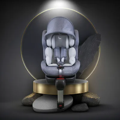 LUNABABY LUNALUX 360 Baby Car Seat With ISOFIX & Support Leg (ECE & JPJ Certified) Suitable for 0-12 Years Old