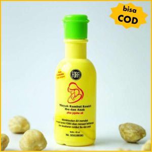 Juragan 47 - Fora Minyak Kemiri Ibu dan Anak BPOM Penumbuh Pelebat Penebal Rambut dan Alis MInyak kemiri Murni+Jojoba Oil Candlenut Oil