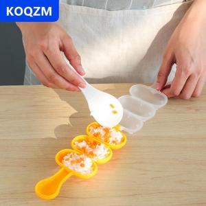 [COD] KOQZM 2 cái bộ bé gạo bóng khuôn Shakers trang trí thực phẩm trẻ em ăn trưa DIY Sushi Maker khuôn dụng cụ nhà bếp Bento phụ kiện