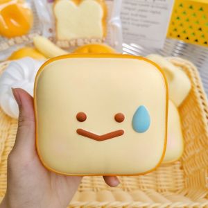 Butter Bread Shaped Slow-Rebound Stress-Relief Toy — Fun Squeeze Toy