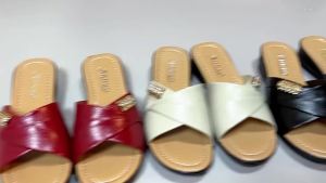 [Free Shipping] Plus-Size Wedge-Heeled Sandals With Rhinestone Embellishments WomenS New Summer Style Casual Beach Sandals With A Fish-Mouth Design