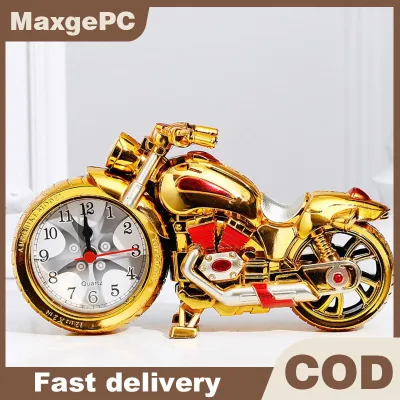 MaxgePC Cổ Điển Đồng Hồ Báo Thức Xe Máy Mô Hình Bàn Đồng Hồ Máy Tính Để Bàn Đồng Hồ Báo Thức Đầu Giường Đồng Hồ Trang Trí Nội Thất Cho Văn Phòng Phòng Ngủ Đầu Giường