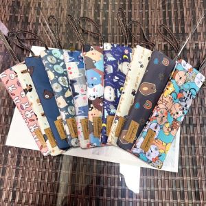 MIRELAE Zipper Closure Cutlery Storage Bag Oxford Cloth Art Pencil Case Portable Paint Brush Bag Outdoor Travel