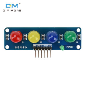 DC 3.3-5V ST009โมดูล Led สี่ตำแหน่งโมดูลสัญญาณไฟ Led โมดูลสัญญาณไฟจราจร