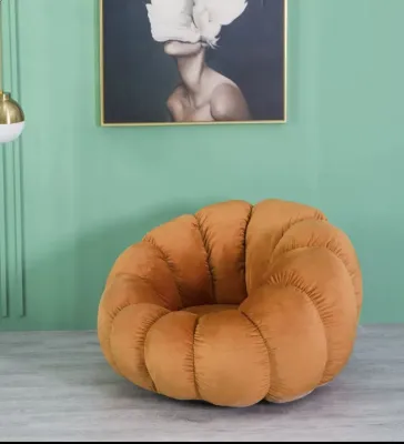 Ghế Sofa Thư Giãn Và Chụp hình Phòng khách phòng Ngủ Hình Bông Hoa Cao Cấp Ghế lười tựa lưng đệm bông hình bông hoa