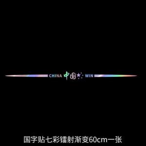 Colorful Car Body Decal Sticker Reflective Vinyl Decal for Car Door Window Fender Scratch Cover Decoration