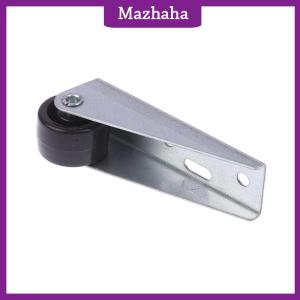 Mazhaha ล้อเลื่อนสแตนเลสหลายฟังก์ชั่น ล้อเลื่อนประตูทิศทางติดตั้งด้านข้างเฟอร์นิเจอร์เงียบล้อเคลื่อนที่พร้อมสกรู