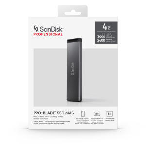 PRO-Blade SSD Mag 1TB 2TB 4TB - Portable & Modular NVMe SSD Mag Ultra-Durable (SDPM1NS) SanDisk Professional