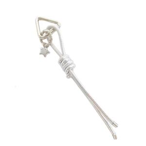 ที่ใส่กุญแจปมรูปดาวที่สง่างามพร้อมตะขอเกี่ยวเชือกโลหะผสมเสริมตกแต่งกระเป๋าเหมาะสำหรับการจัดระเบียบการเดินทางเป็นของขวัญ