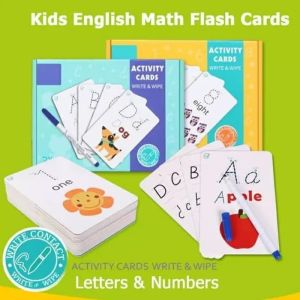 Mainan Edukasi Anak Anak KartuAktivitas - ACTIVITY CARD write & wipe