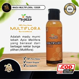 MADU MURNI ASLI MULTIFLORA 500 GR Grade A 100% Original Raw Honey by Madu Muezza
