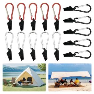 MOQIA 40Pcs Plastic Alligator Tent Clips Mini Anti-Skid Awning Tarpaulin Clips Lock Grip Universal Windproof Canopy Clamps Outdoor Camping