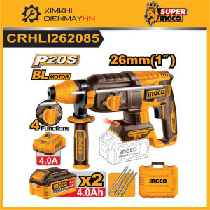 Máy khoan bê tông dùng pin 20V (có pin sạc) INGCO CRHLI262085 CRHLI202081
