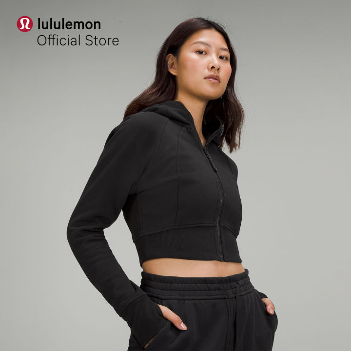 lululemon Women's Scuba Full-Zip Cropped Hoodie
