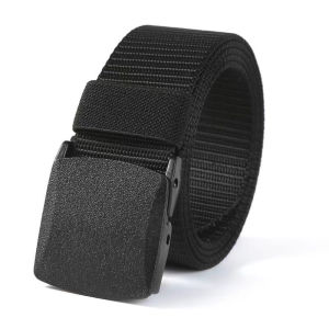 Thắt lưng vải canvas Foru nhiều màu khóa gập bằng nhựa qua được cửa từ bản 3.8cm cho nam nữ TL40