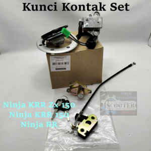 Kunci Kontak Set Tutup Tangki NINJA 150 RR OLD KAWASAKI KRR ZX KRR  Kualitas original Presisi dan Awet Kunci Keselamatan Konci (bisa Cod) Pengunci keselamatan
