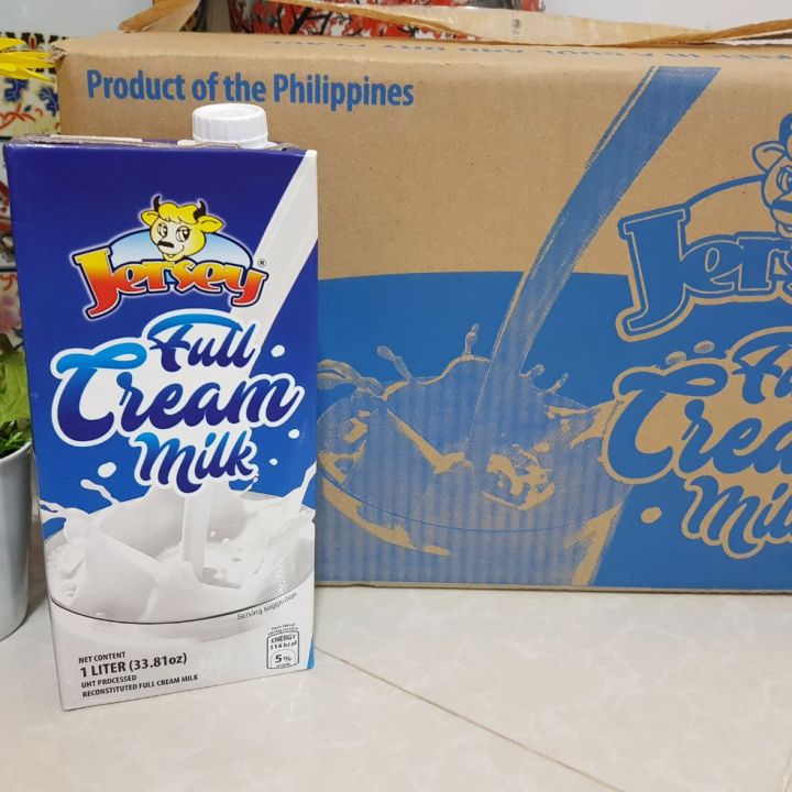 Jersey Full Cream Milk 1Liter Lazada PH