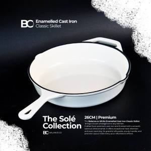 Balance.co Enameled Cast Iron Classic Skillet