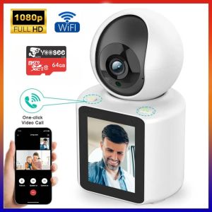 Camera Wifi Gọi Video 2 Chiều Full HD Màn Hình IPS 2.8 inch - Báo Khóc Trẻ Em Đàm Thoại 2 Chiều Phát Hiện Chuyển Động