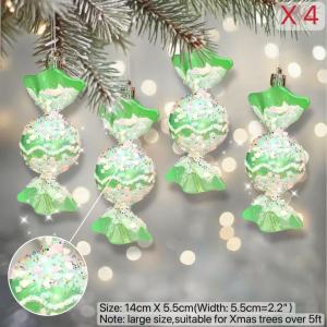 Believe Large 20pcs Packaging Balls Xmas Tree Decor - Personalized Christmas Balls Decoration Christmas Tree Decor & Aesthetic Christmas Decor: Christmas Balls Big Size for Christmas Decorations 2026 Xmass Decoration Sale