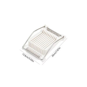 Stainless 1Pc Wire Slicer 10-Slice Multi-Function Kitchen Slicer For Egg Fruit Ham Prep