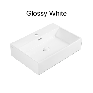 Rubine VENTO 50M Wall-Hung / Countertop Ceramic Basin