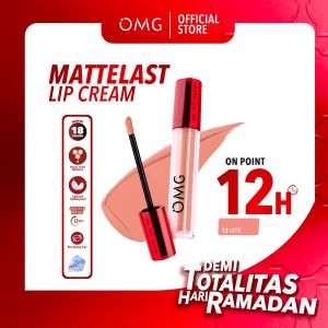 OMG OH MY GLAM Matte Kiss Lip Cream 13 Latte 3.5 g - Lipstick Matte