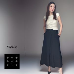 Nineplus pleat front skirt กระโปรงจีบหน้าทรงเอพร้อมเข็ดขัด