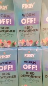 WORM OFF Bird Dewormer Liquid Drops For All Kinds Of Birds