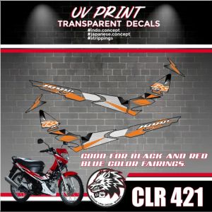 HONDA RS 125 STOCK UV PRINTED CLEAR DECAL