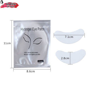 แผ่นเจลรองใต้ตา อายแพคสำหรับต่อขนตา 1 ชุด มี 10 ชิ้น