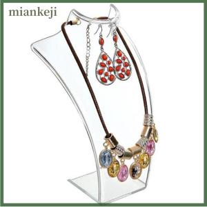 miankeji Giá trưng bày trang sức mẫu thời trang vòng cổ ma-nơ-canh Mặt dây chuyền bông tai