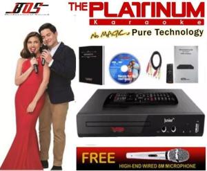The Platinum KS-5 DVD Karaoke Videoke Player Free Wired Mic
