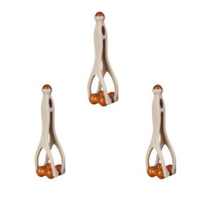 【Ergonomic Comfort】Wooden Finger Massager Hand Pain Relief Tool Portable Stress Relief Stick Muscle Relaxation For Office & Home Use