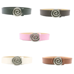 Giản Dị thắt lưng eo Cổ Điển Swirl Khóa Dây chuyền kiểu Punk Trang Phục Vành Đai Cho Đầm quây thắt lưng eo Cho Bộ đồ chân váy Jeans