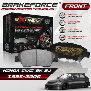 Brakeforce Extreme Carbon Ceramic Front Brake Pads For Honda Civic EK EJ 1995 - 2000 Model