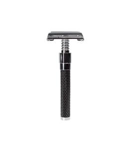 Parker - 92R Safety Razor Butterfly Open Heavyweight Graphite and Chrome Finish Handle