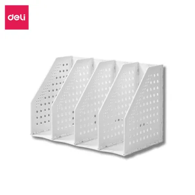 Kệ Để Tài Liệu DELI Gấp Gọn Giá Để Giấy Tờ Bằng Nhựa PP Cao Cấp Dụng Cụ Hoàn Hảo Để Sắp Xếp và Lưu Trữ Giấy Tờ Tài Liệu Cho Bàn Học và Bàn Làm Việc Thiết Kế Tiện Ích và Tiết Kiệm Không Gian